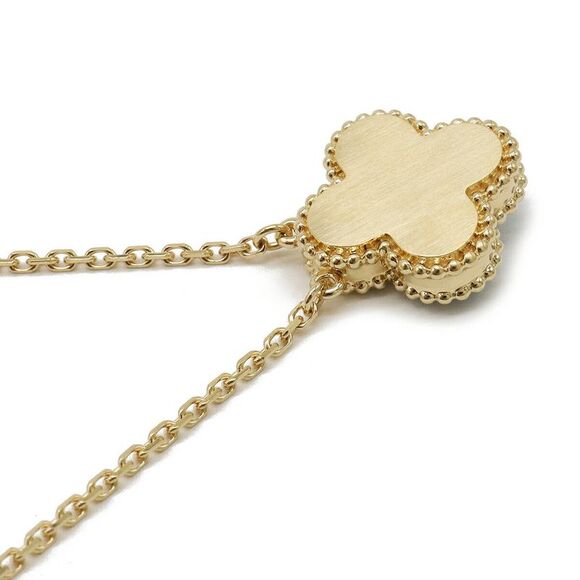 Van Cleef & Arpels Vintage Alhambra Necklace AU750 1PD - Picture 4 of 6